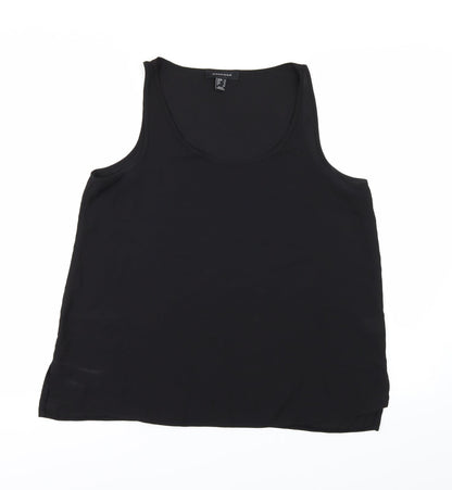 Womens UK Size 14 Atmosphere Black Basic Tank