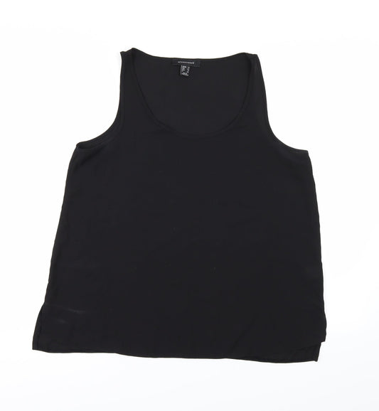 Womens UK Size 14 Atmosphere Black Basic Tank