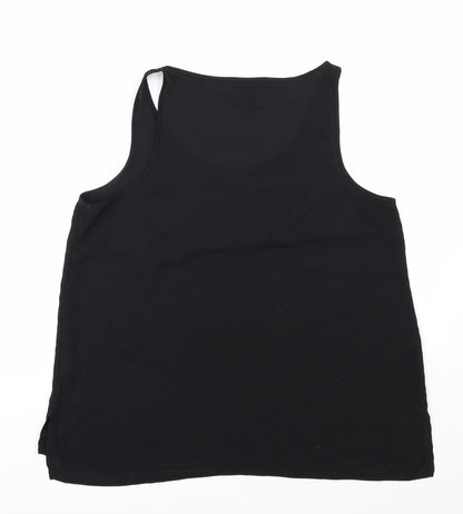 Womens UK Size 14 Atmosphere Black Basic Tank