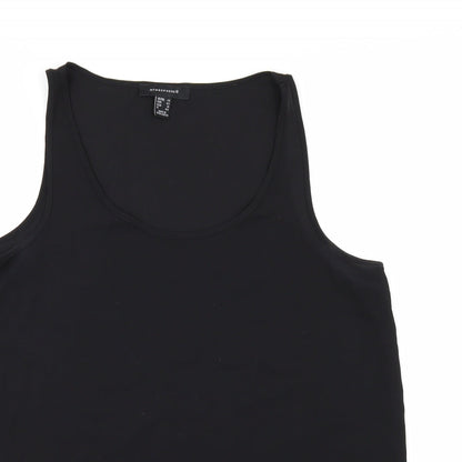 Womens UK Size 14 Atmosphere Black Basic Tank