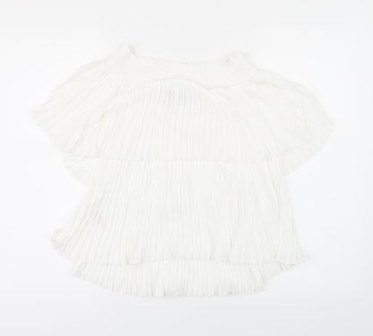 F&F Womens White   Basic Blouse Size 6