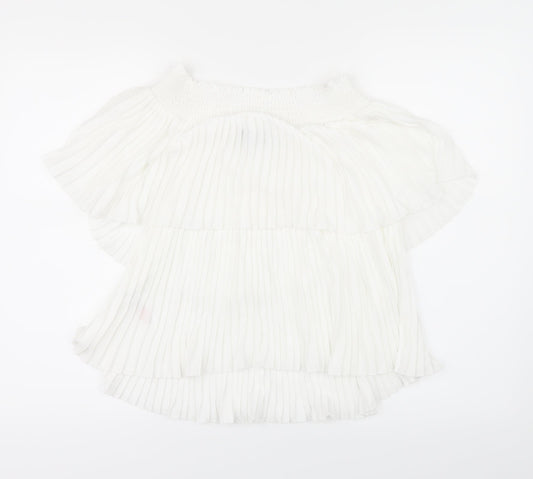 F&F Womens White   Basic Blouse Size 6