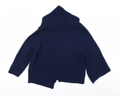 Amanti Womens Blue  Knit Cardigan Jumper Size M