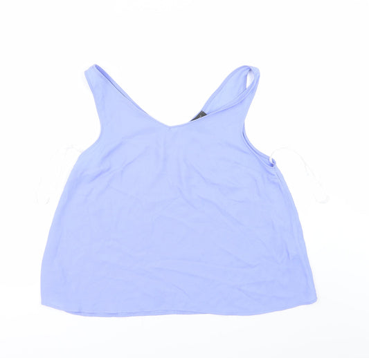 Primark Womens Purple  Satin Basic Tank Size 10