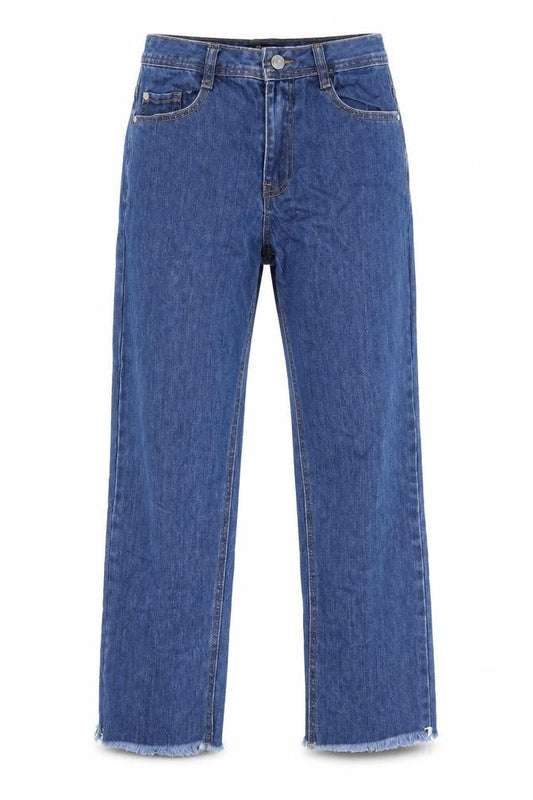 Womens UK Size 8 Missguided Regular Fit Straight Black Jeans