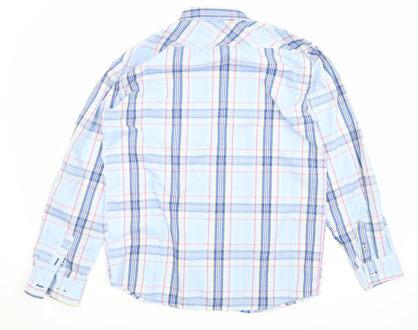 US Polo Assn. Mens Blue Check   Button-Up Size S
