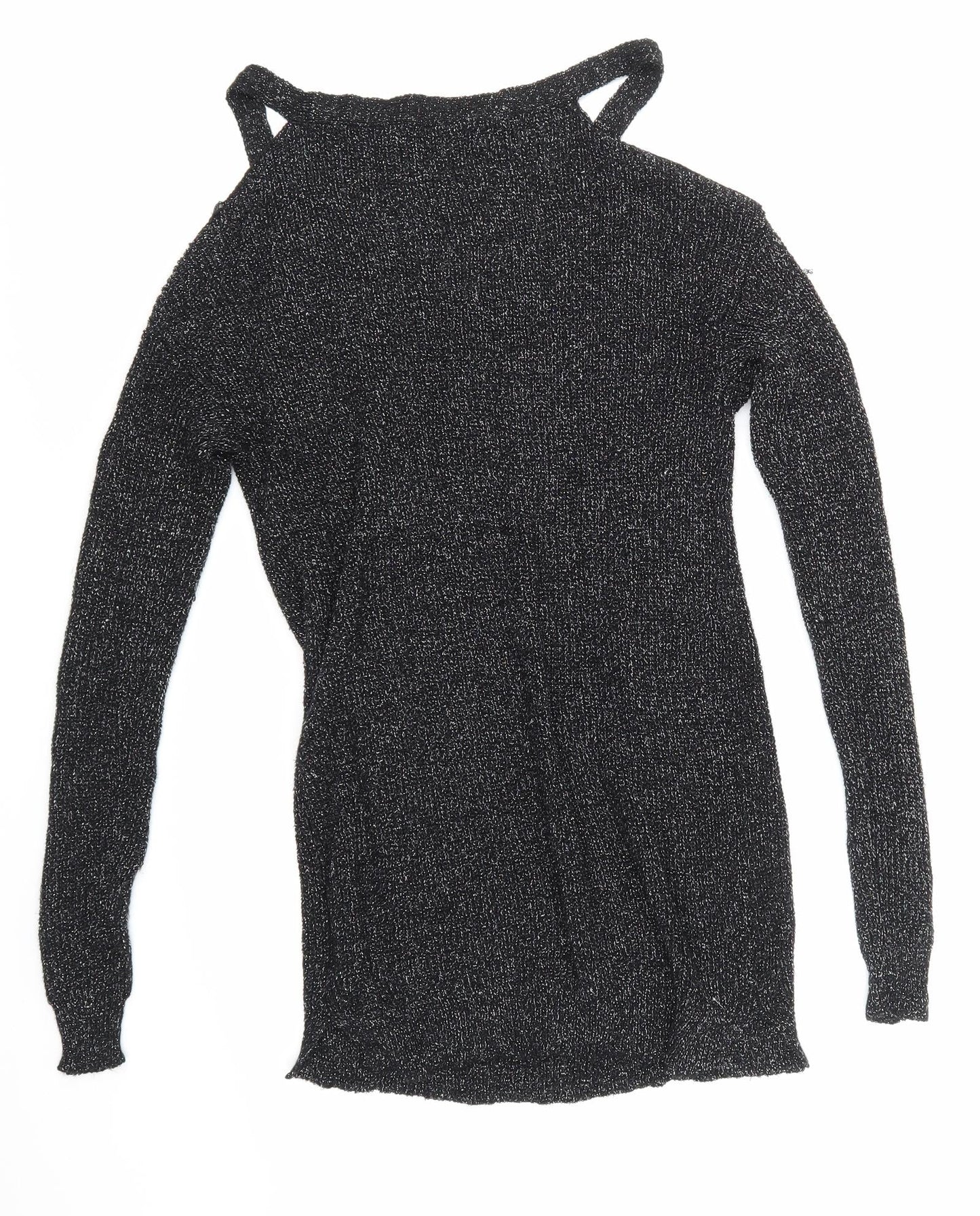 Womens UK Size 8 NEXT Black Basic T-Shirt