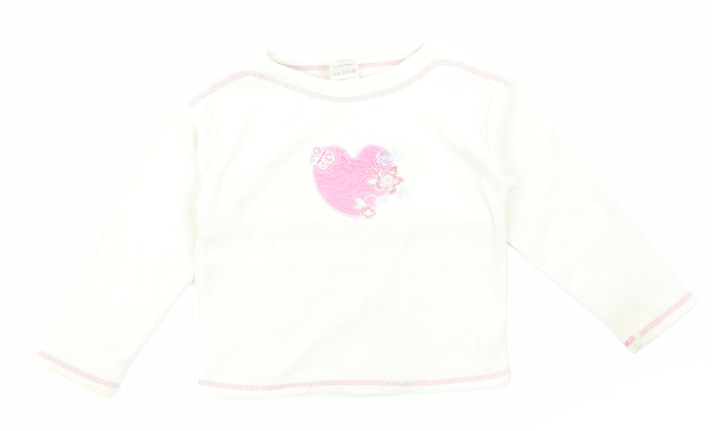 kidz Girls Beige   Pullover Hoodie Size 2 Years
