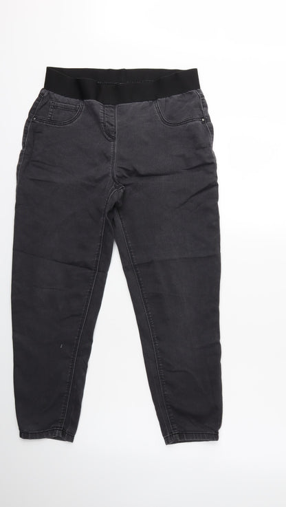 George Womens Grey  Denim Skinny Jeans Size 14 L25 in