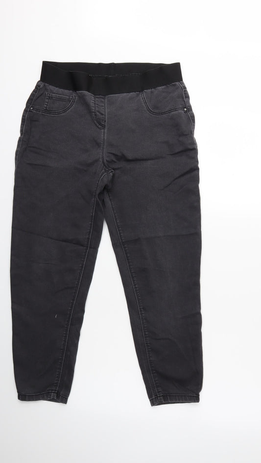 George Womens Grey  Denim Skinny Jeans Size 14 L25 in