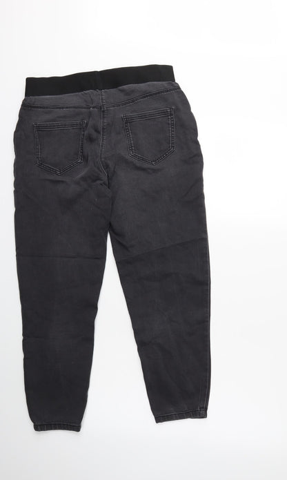 George Womens Grey  Denim Skinny Jeans Size 14 L25 in