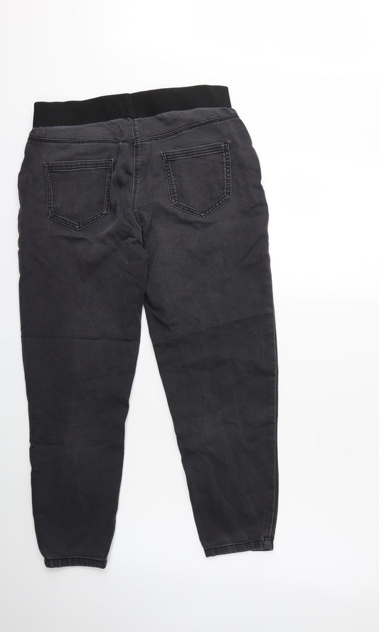 George Womens Grey  Denim Skinny Jeans Size 14 L25 in