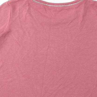 TU Womens Pink   Pullover Sweatshirt Size 14
