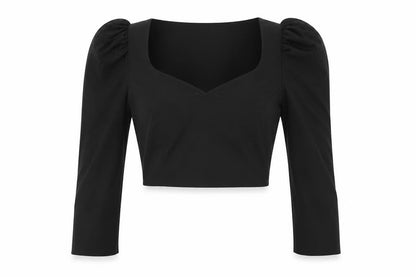 Womens UK Size 14 Atmosphere Black Basic Blouse