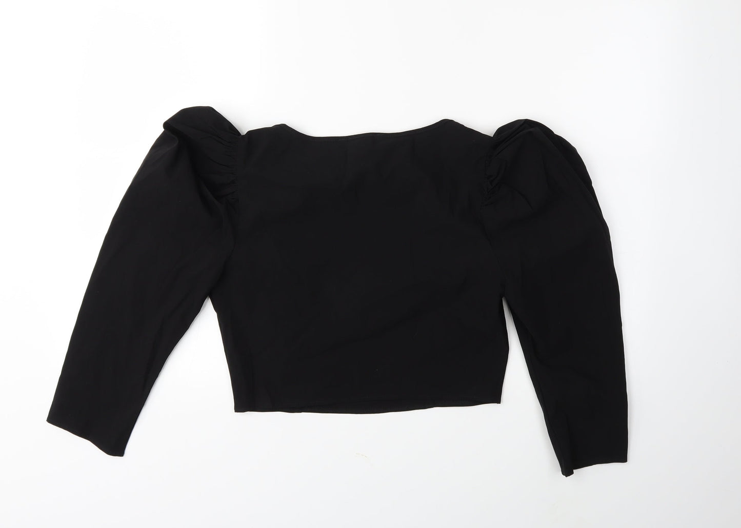 Womens UK Size 14 Atmosphere Black Basic Blouse