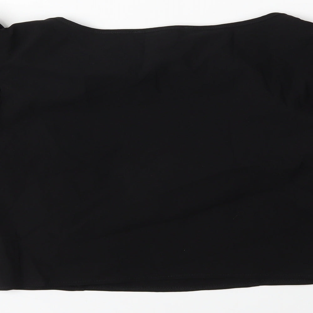 Womens UK Size 14 Atmosphere Black Basic Blouse