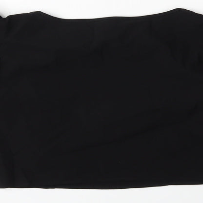 Womens UK Size 14 Atmosphere Black Basic Blouse