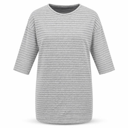 Mango Womens Grey Striped  Jumper Dress  Size XS