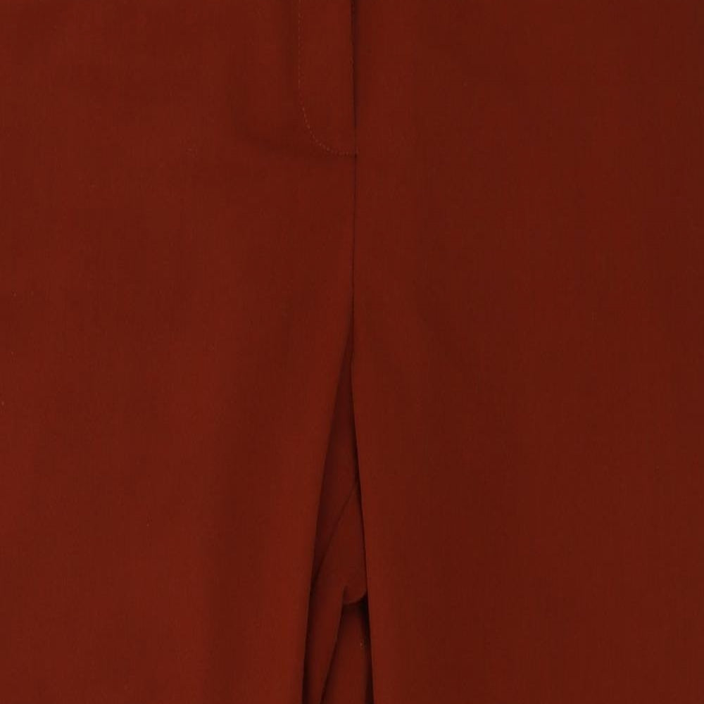 F&F Womens Brown   Dress Pants Trousers Size 10 L25 in