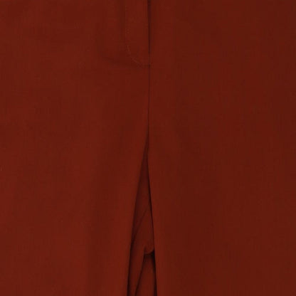 F&F Womens Brown   Dress Pants Trousers Size 10 L25 in