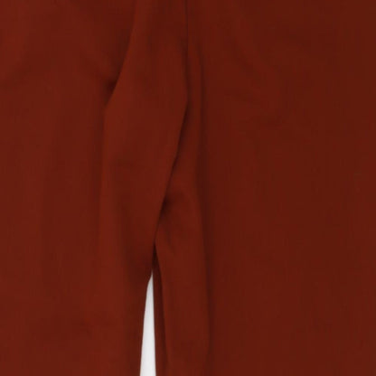 F&F Womens Brown   Dress Pants Trousers Size 10 L25 in