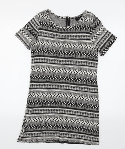 Atmosphere Womens Black Striped  Bodycon  Size 10