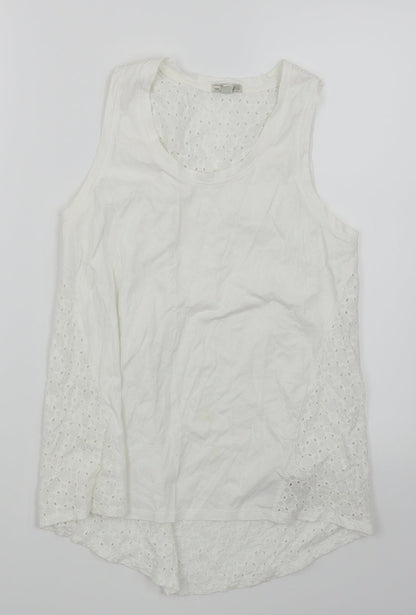 Womens UK Size XS Gap White Basic T-Shirt