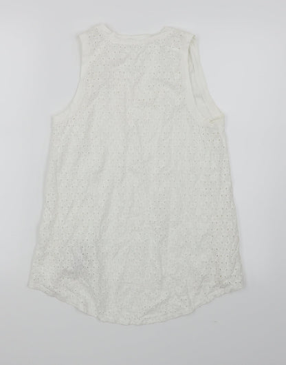 Womens UK Size XS Gap White Basic T-Shirt