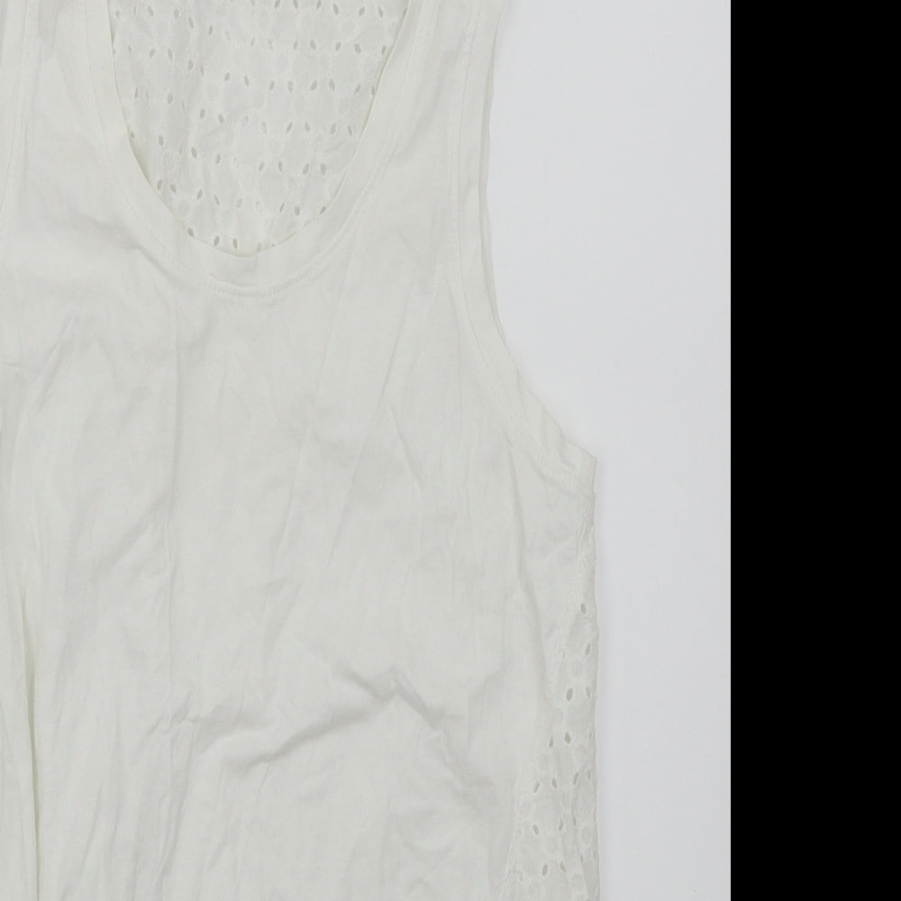 Womens UK Size XS Gap White Basic T-Shirt