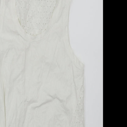 Womens UK Size XS Gap White Basic T-Shirt