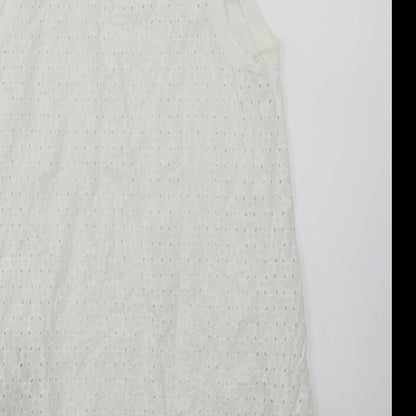 Womens UK Size XS Gap White Basic T-Shirt