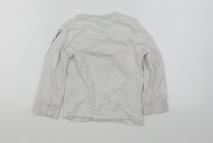 Blue Zoo Boys White   Basic T-Shirt Size 4-5 Years