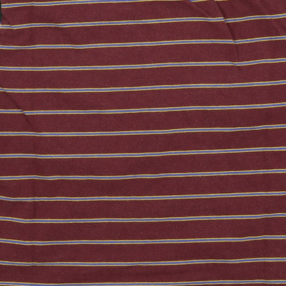 BDG Mens Red Striped   T-Shirt Size S
