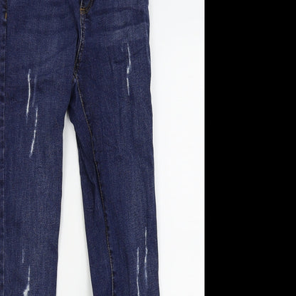 Womens UK Size 8 denim and co Regular Fit Skinny Blue Jeans