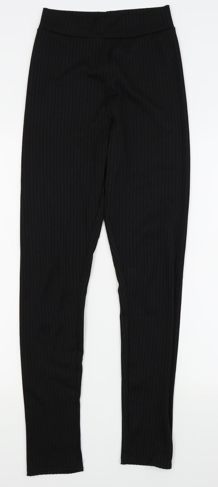 PLT Womens Black Striped  Capri Leggings Size 10 L27 in
