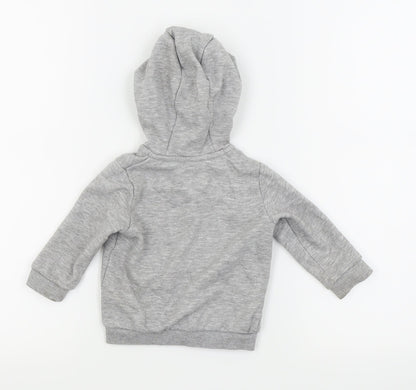 fred and flo  Grey   Full Zip Jumper Size 0-3 Months