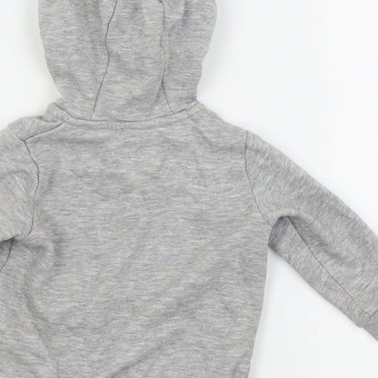 fred and flo  Grey   Full Zip Jumper Size 0-3 Months