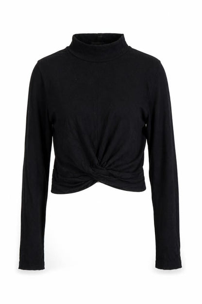 Womens UK Size 14 Topshop Black Basic T-Shirt