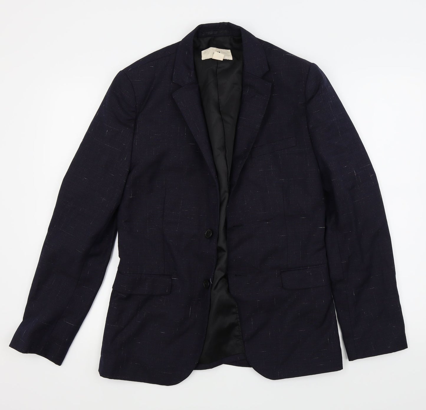 Mens UK Size 38 H&M Regular Blue Suit Jacket