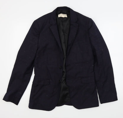 Mens UK Size 38 H&M Regular Blue Suit Jacket