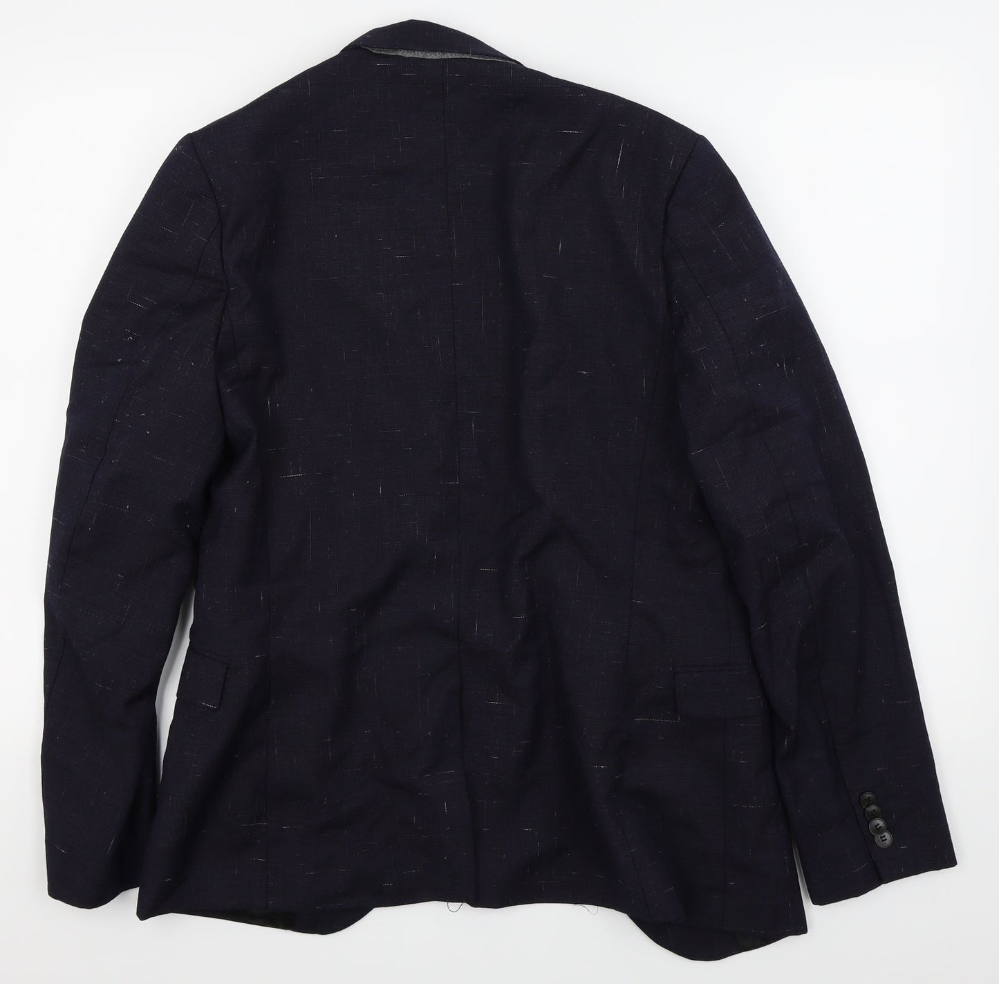 Mens UK Size 38 H&M Regular Blue Suit Jacket