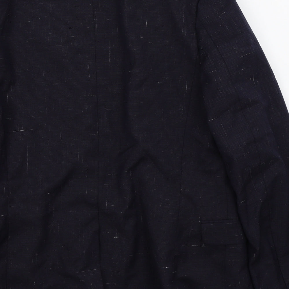 Mens UK Size 38 H&M Regular Blue Suit Jacket