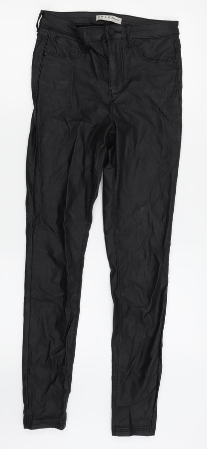 Womens UK Size 10 denim and co Regular Fit Skinny Black Jeans