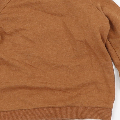 Asda George Boys Brown   Pullover Jumper Size 12-18 Months