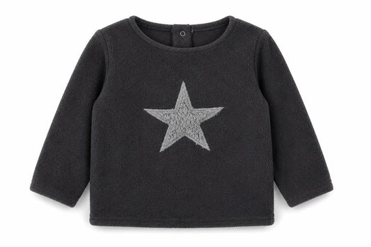 NEXT Boys Grey Solid  Babydoll Pyjama Top Size 9-12 Months