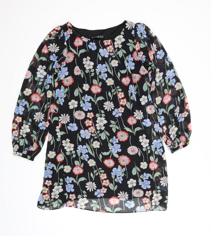 Atmosphere Womens Black Floral  Fit & Flare  Size 12