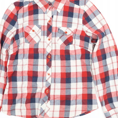 Womens UK Size 12 George Multicoloured Basic Button-Up