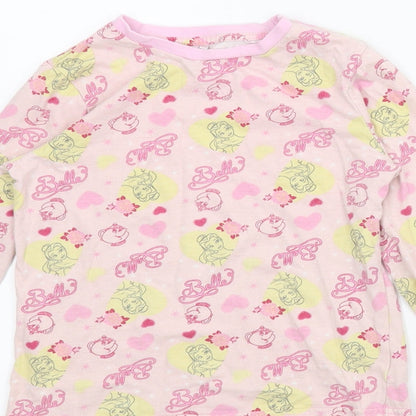 George Girls Pink Animal Print  Top Pyjama Top Size 5-6 Years
