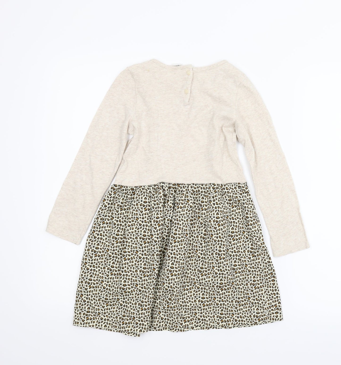 Gap Girls Beige Animal Print  A-Line  Size 5 Years