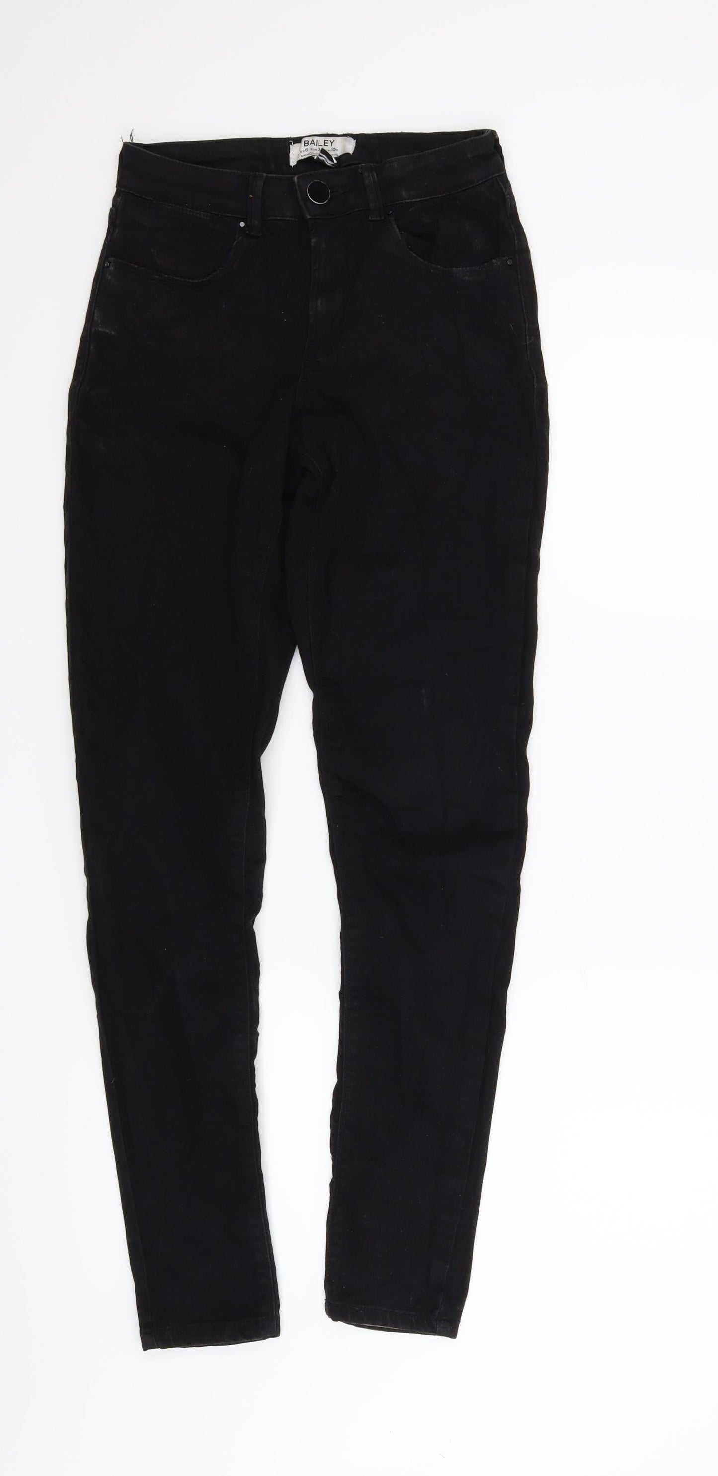Bailey Womens Black  Denim Straight Jeans Size 10 L28 in